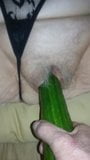 Taking a cucumber deep! snapshot 1