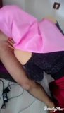 Pink hijab arab girl give great blowjob snapshot 2