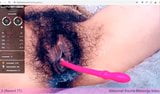 masturbating till my hairy pussy squirts for you snapshot 4