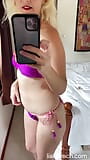 Hot mom doing striptease on her vacation snapshot 3