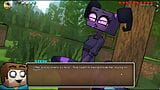 Hornycraft parodie, jeu hentai, pornplay, épisode 11, enderman adore s'asseoir sur le visage de Steve pendant qu'il leur lèche la chatte snapshot 19