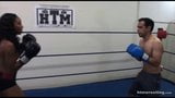 Femdom Boxing Beatdown - Wimp Gets Smashed snapshot 2