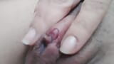 masturbando mi Gran Clitoris me encanta estar bien mojada con la panocha hinchada snapshot 4