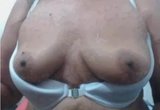 Gilf in open front bra show tits snapshot 2