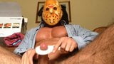 Jason gets his dick milked by the monkey spanker snapshot 8