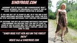 Sindy Rose fist her ass on the forest path snapshot 1