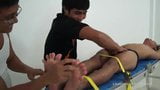 Gay Asian Twink Lance Racked and Tickled snapshot 4