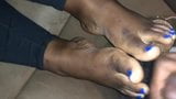 CUM ON BBW BLUE TOES snapshot 1