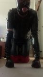 Crawling in my latex outfit snapshot 7