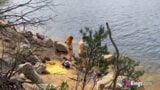 Jade seduces random strangers by the lake and fucks one of them snapshot 7