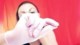 ASMR with snaps, wearing medical gloves - by Arya Grander snapshot 10