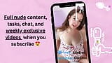 GF Makes You Pretend You're Fucking Her While She's Away - JOI - Elle Eros snapshot 1