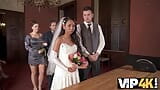 VIP4K. Couple starts fucking in front of the guests after wedding ceremony snapshot 8