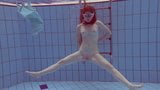 Libuse sexy sous l'eau dans la piscine snapshot 10