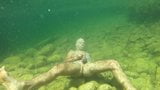 Underwater masturbation snapshot 9