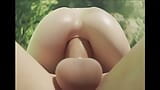 Yeero & Magmallow - harde anale seks, heerlijke slet cosplayer die enorme pik slikt, lieve anus gapend, druipend sperma, intens plezier snapshot 10