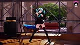 可爱的 Miku - 树莓舞蹈（3D 成人动漫） snapshot 3