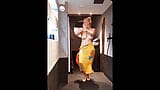 Selena's dancing posing, footjob and feet worship snapshot 6