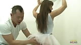 Ballerina gets her shaved pussy drilled by an Asian dude snapshot 4