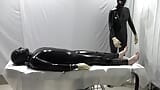 Mrs. Dominatrix and her experiments on a slave. Second angle. Full video snapshot 1