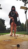 JoanaLoveTs enjoys walking in the park and showing her she cock snapshot 2