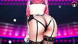 Kasuko - Danse en costume de lapin sexy + pratique sexuelle (3D HENTAI) snapshot 5