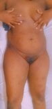 SRI LANKA Shetyyy black chubby wife close up with snapshot 1