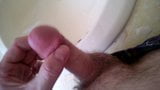 My less-than-half-hard dick cumming snapshot 4