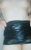 Doing a striptease show in a transparent dress in my room snapshot 10