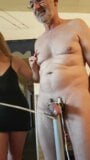 dangerous dangling with cane on his dick and balls snapshot 6