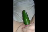 My coworker send me this video. Masturbation with cucumber. snapshot 9