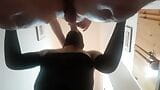 On my knees I had to suck a big cock and had a huge load of cum on my mouth - preview snapshot 5