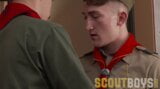 Hung ruthless Scoutmaster seduces and raw fucks Boy Scout snapshot 3