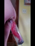 Anaal pompen met 18 in dildo snapshot 1