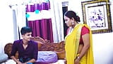 Desi Indian Step-Mom teaches How to Fuck with Step Son and Step Daughter Part 2 ( Step Family Threesome ) snapshot 2