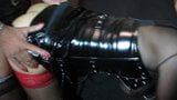 Tv Domina Bernadette fucks her rubber sissy slaveslut snapshot 10