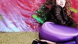 Heiße muschi-masturbation, saftige milf liebt es, ihre löcher zu benutzen, spandex-fetisch, ouvert-strumpfhosen-leggings (arya grander) snapshot 16