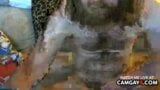 Mature hairy guy jerking off in webcam snapshot 2