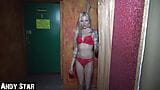 Alemana rubia novia engañando en gloryhole snapshot 1