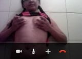 性感的巴西女孩在网络摄像头上给我看 snapshot 9