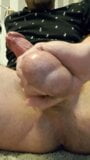 Stroking my fat dick until I cum snapshot 6