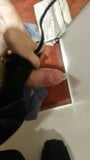 Wanking with a heel shoe in public (fitting room) snapshot 3