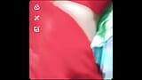 Travestito gay indiano XXX in Red Saree si sditalina nel culo snapshot 4