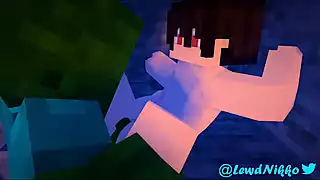 Minecraft Porn Sex Zombie Fucks Guy Lewdnkko Minecraft Jenny Gay  