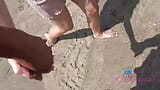 Drive along the California coast with amateur Renee Rose roadhead and footjob POV snapshot 3