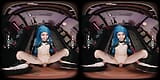 VR Conk League Of Legends Jinx A Remaja Cosplay Parodi seksi dengan Stevie Moon Dalam VR Lucah snapshot 14