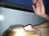 Married German whore at gloryhole at Planet X snapshot 8