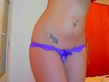 Blue panties (delicious brunette) snapshot 9