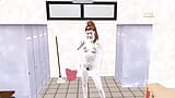 An animated 3d porn video of a cute Teen girl Giving Sexy Poses. snapshot 9