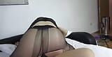 Pantyhose Encasement Lesbian Fucking snapshot 13